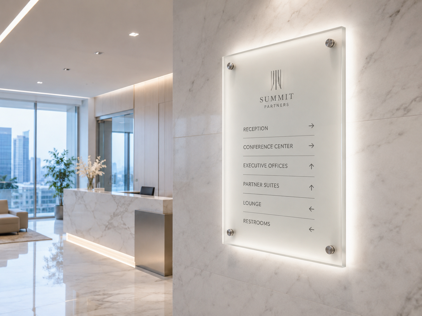 Indoor signage