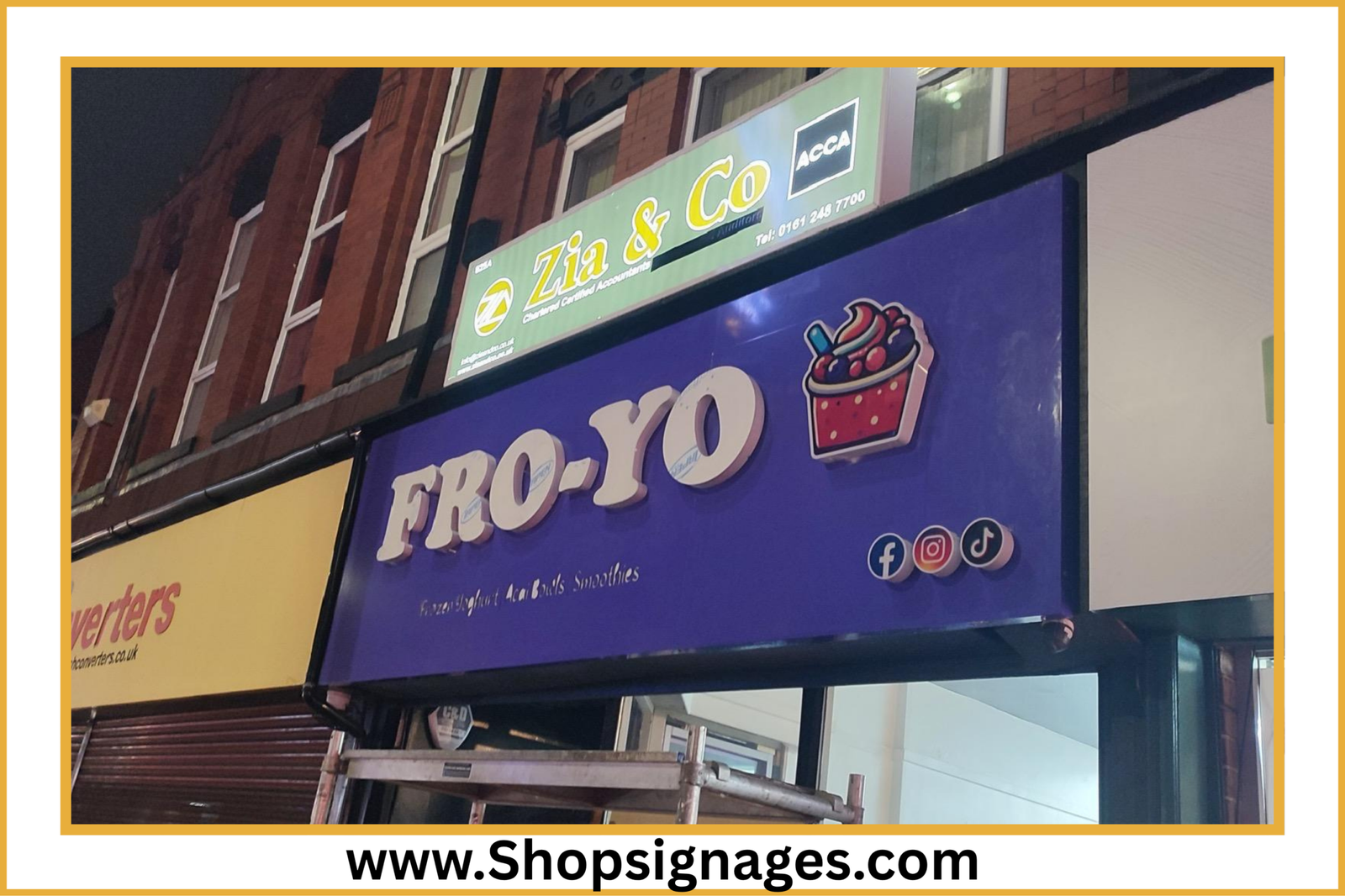 Neon sign