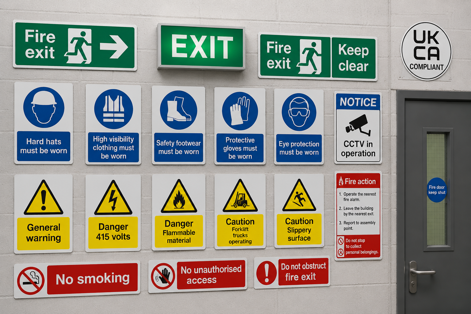 Safety signs
