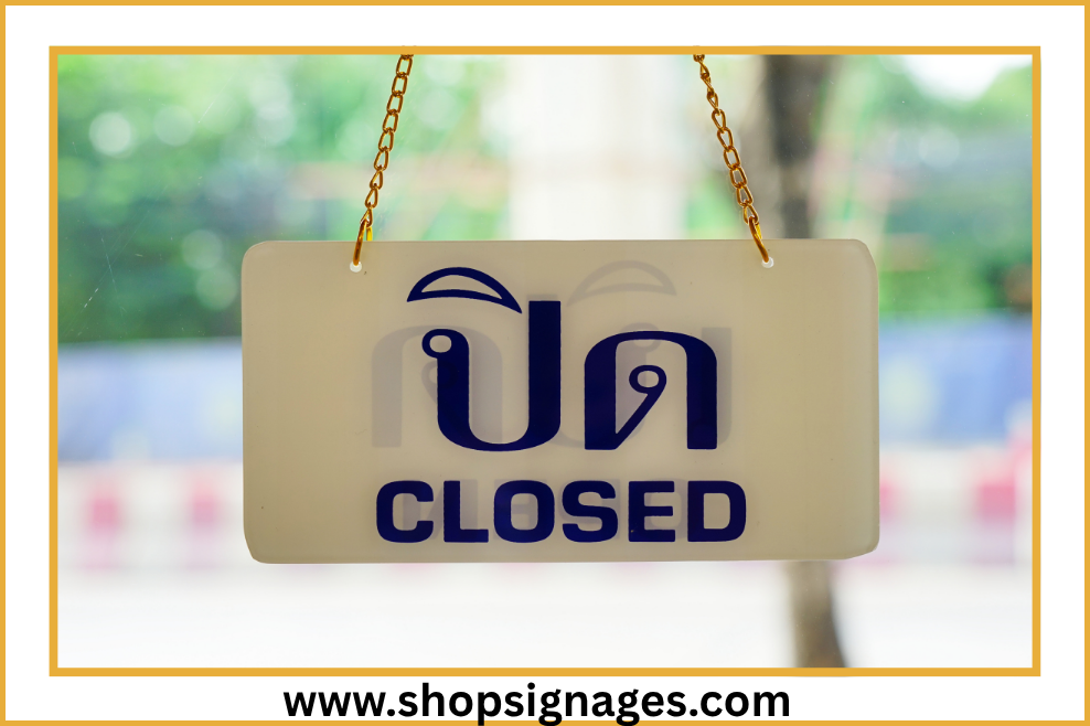 Neon shop front